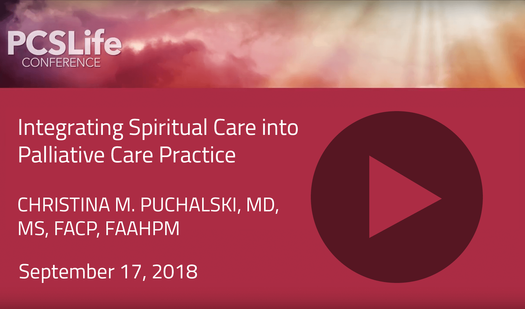 Integrating Spiritual Care into Palliative Care Practice by Christina M. Puchalski