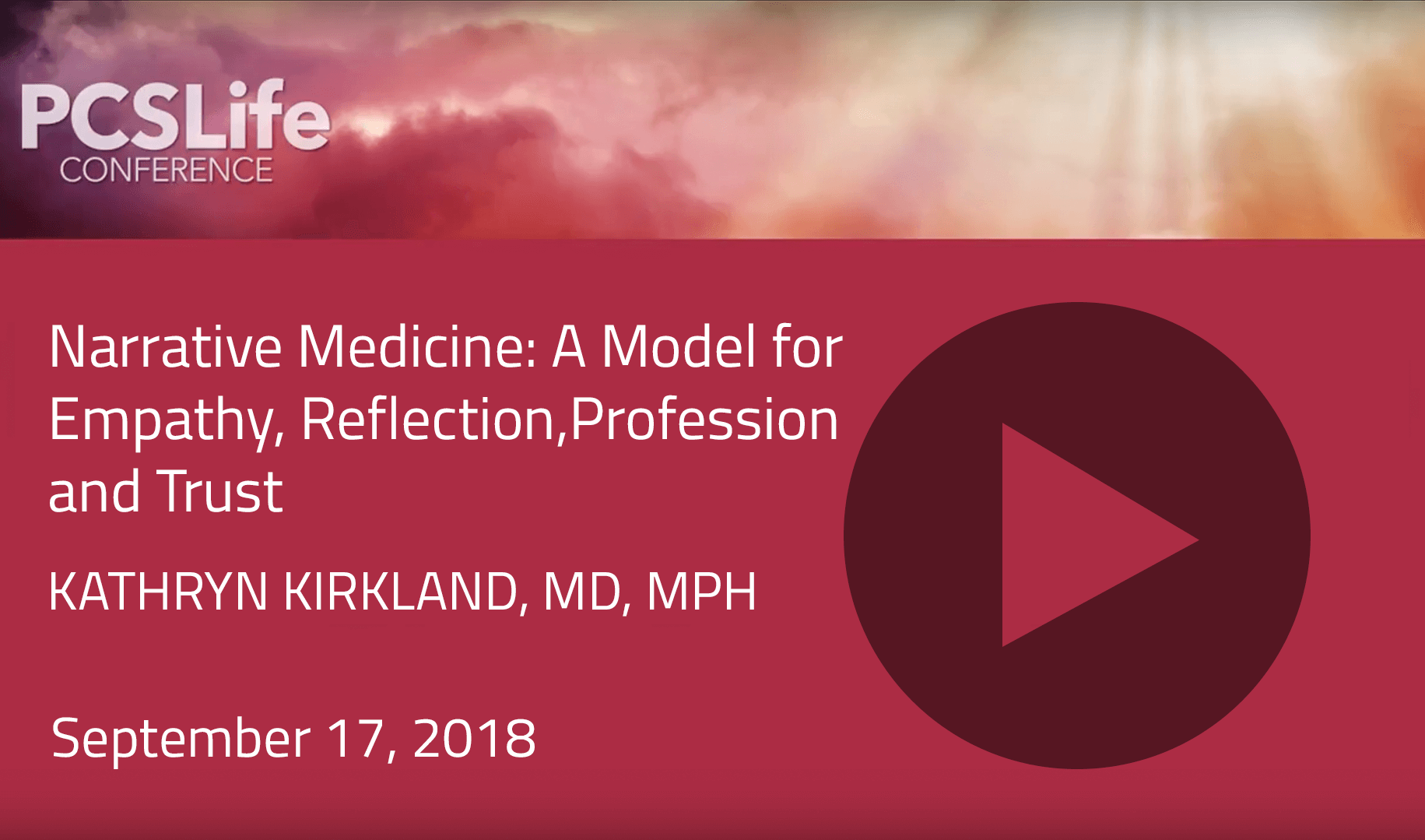 Narrative Medicine: A Model for Empathy, Reflection, Profession and Trust by Kathryn Kirkland